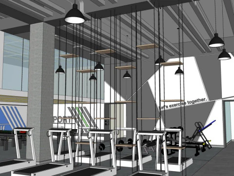 Gym 3D Model