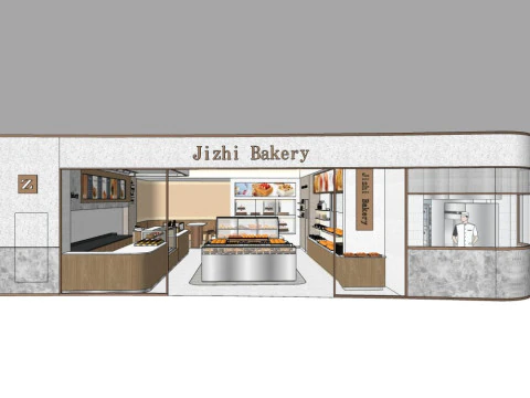Bakery Design 3D Model
