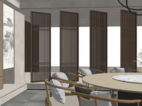 Ristorante Modello 3D