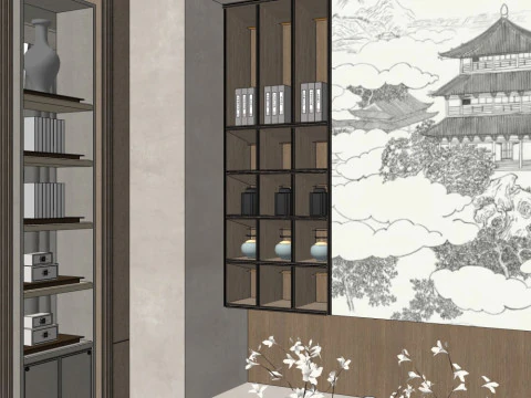 Ristorante Modello 3D