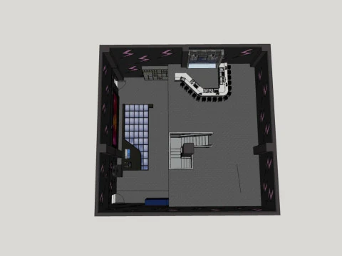 ナイトクラブ 3Dモデル