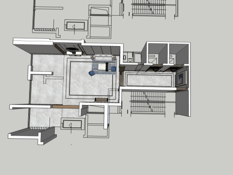 Entrance lob 3D Model