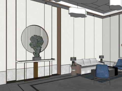 Entrance lob 3D Model