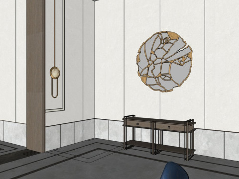 Entrance lob 3D Model