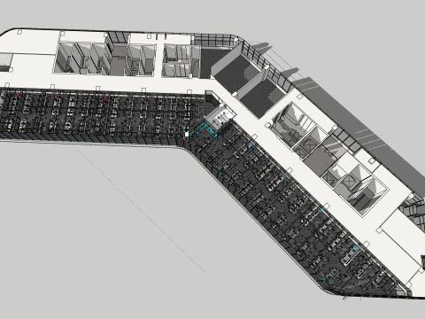 Modern office 3D Model