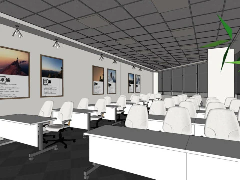 Modern office 3D Model