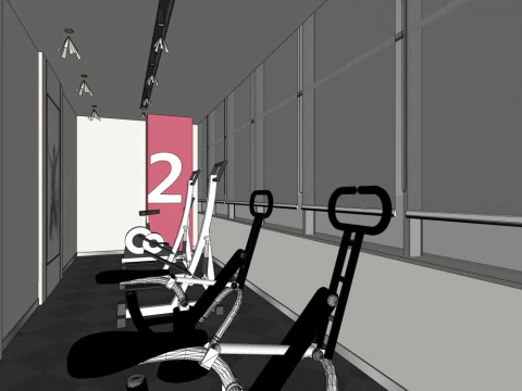 Modern office 3D Model