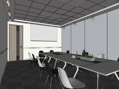 Modern office 3D Model