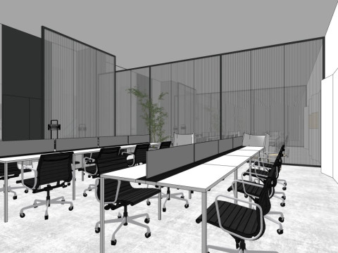 Modern office 3D Model