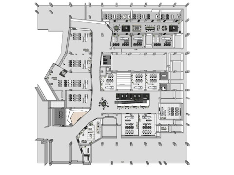 Modern office 3D Model