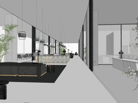 Modern office 3D Model