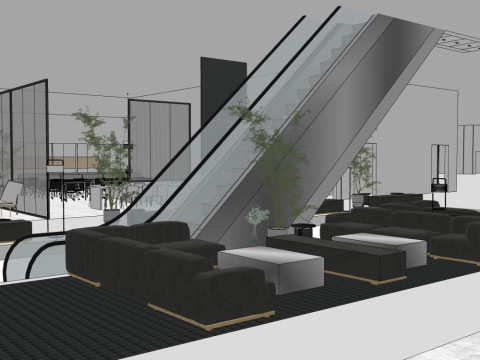 Modern office 3D Model