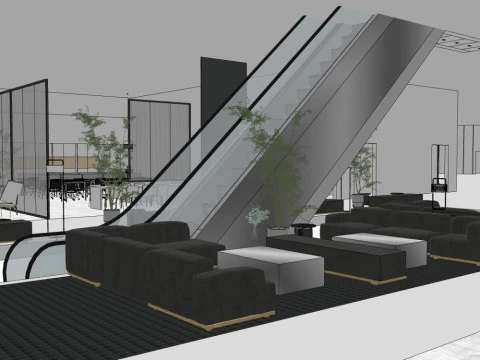 Modern office 3D Model