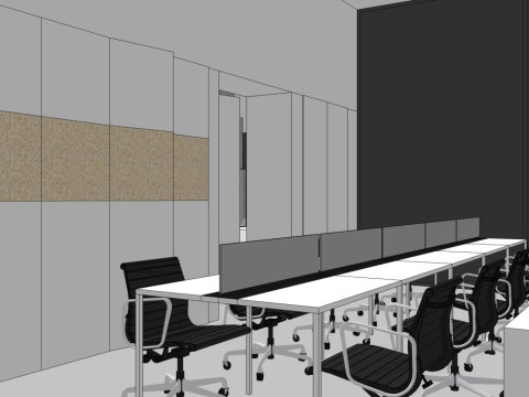 Modern office 3D Model