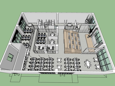 Fresh and modern office technology 3D Model