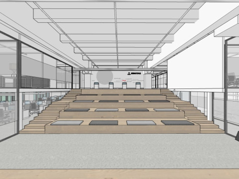 Fresh and modern office technology 3D Model