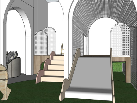 Childrens entertainment reception room 3D Model