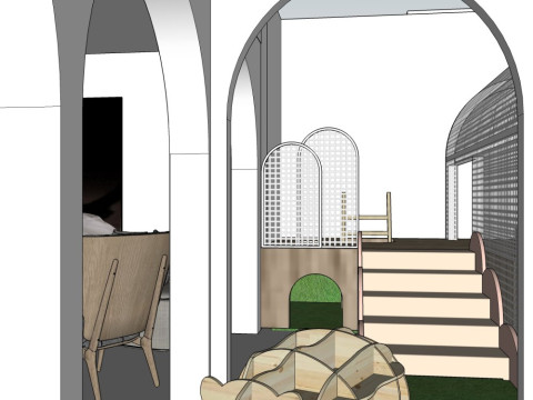 Childrens entertainment reception room 3D Model
