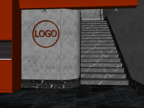 Beijing Opera themed restaurant 3D Model