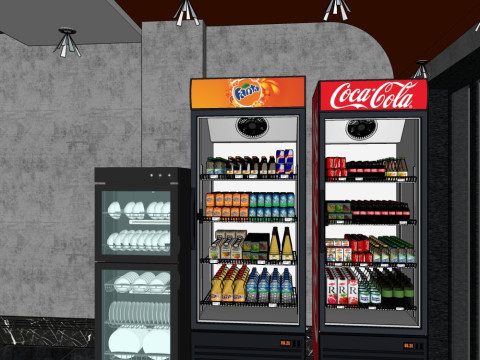 Beijing Opera themed restaurant 3D Model