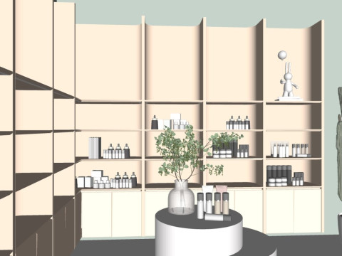 Negozio specializzato in cosmetici Modello 3D