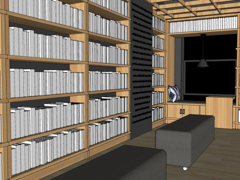 Coffee shop design 3D Model
