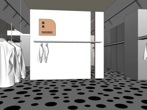 Clothing store 3D Model
