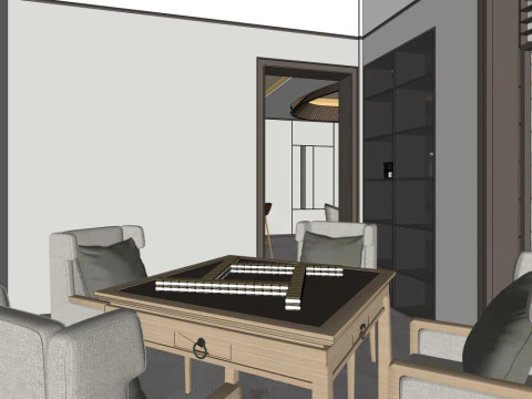 Restaurant design 3D Model