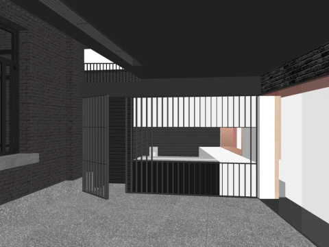 Catering Restaurant 3D Model
