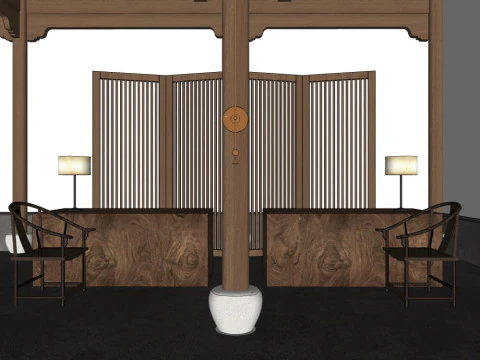 Homestay Rooms 3D Model