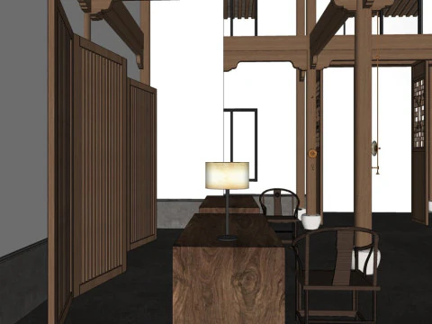 Homestay Rooms 3D Model