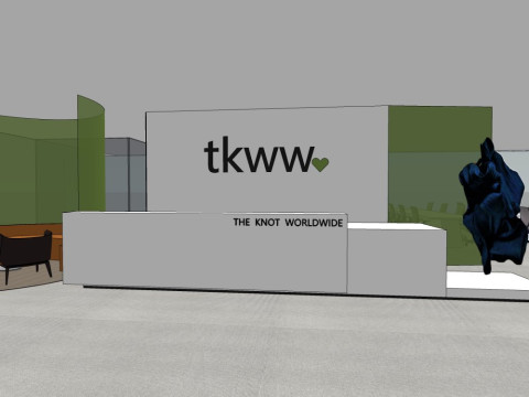 Office interior decoration design 3D Model