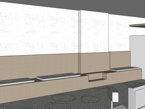 Milk tea shop 3D Model