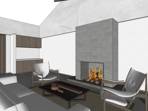 Крытые комнаты в гостевых домах 3D Модель