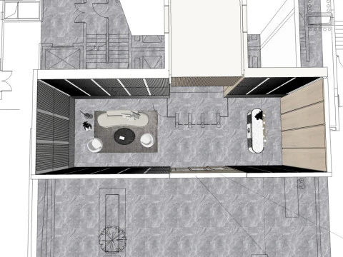 Sala ricevimenti Modello 3D