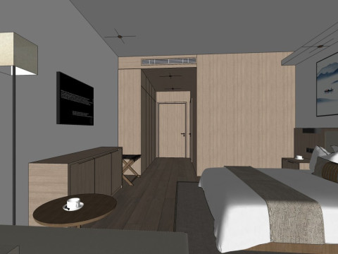 Deluxe Room 3D Model