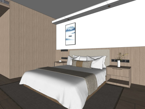 Deluxe Room 3D Model