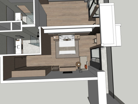 Deluxe Room 3D Model