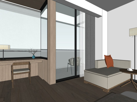 Deluxe Room 3D Model