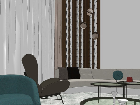 Переговорная зона офиса продаж 3D Модель