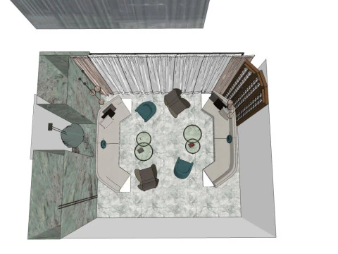 Sales office negotiation area 3D Model