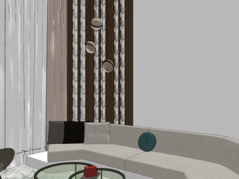 Sales office negotiation area 3D Model
