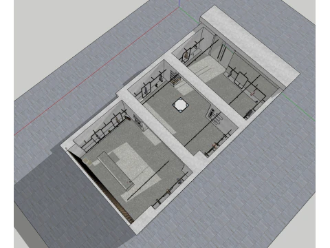 Clothing store specialty store 3D Model