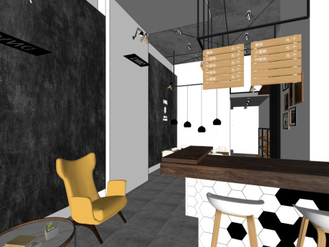 Dessert shop 3D Model