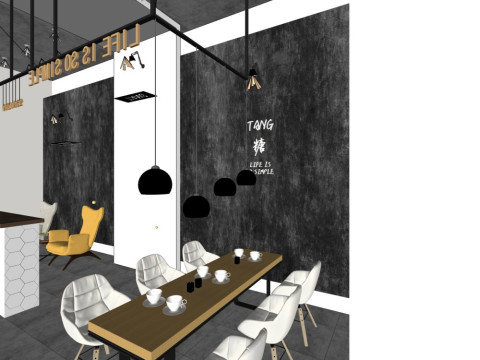 Dessert shop 3D Model