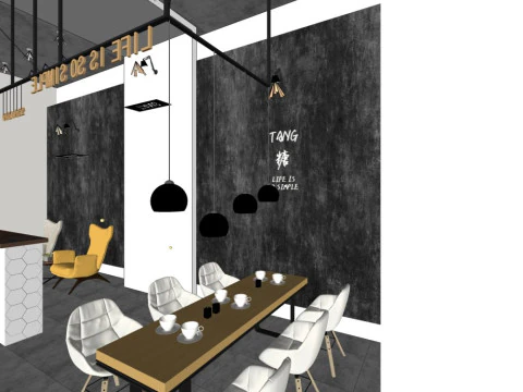 Dessert shop 3D Model