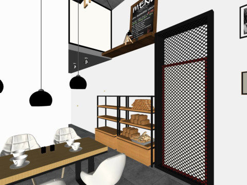 Dessert shop 3D Model