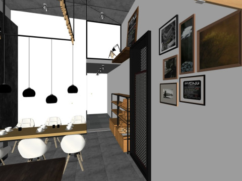 Dessert shop 3D Model