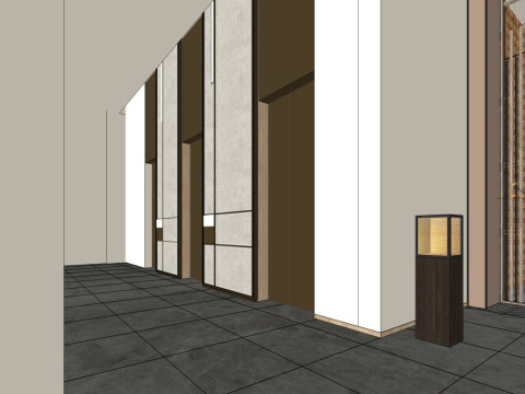 Reception Lobby 3D Model