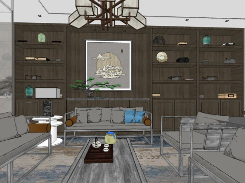 私人办公室 3D 模型